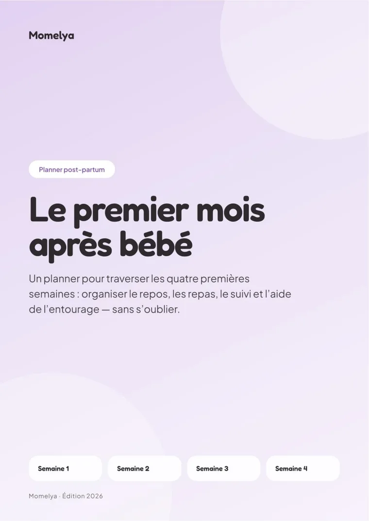 Couverture — Le premier mois après bébé